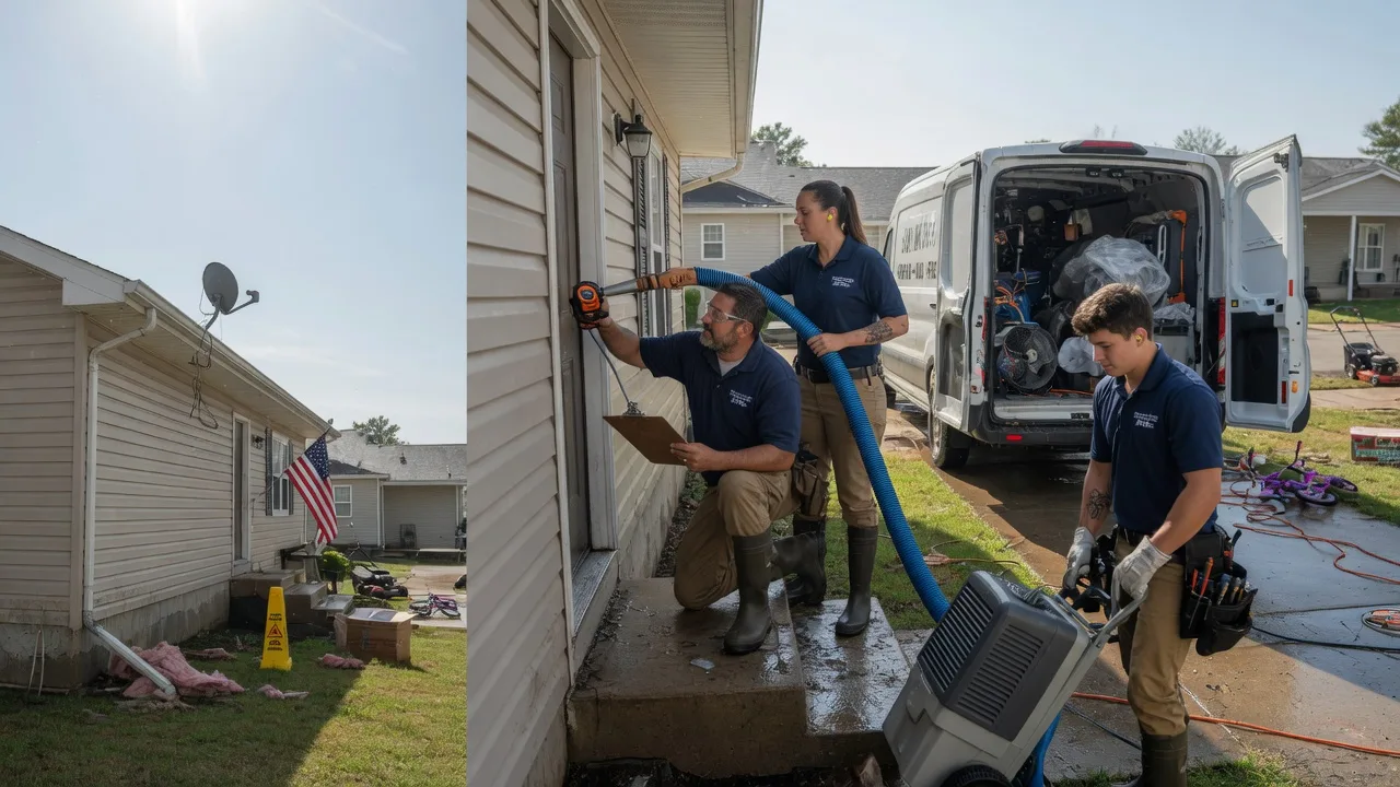 Ceiling Water Damage Restoration in Friedheim, MO near me